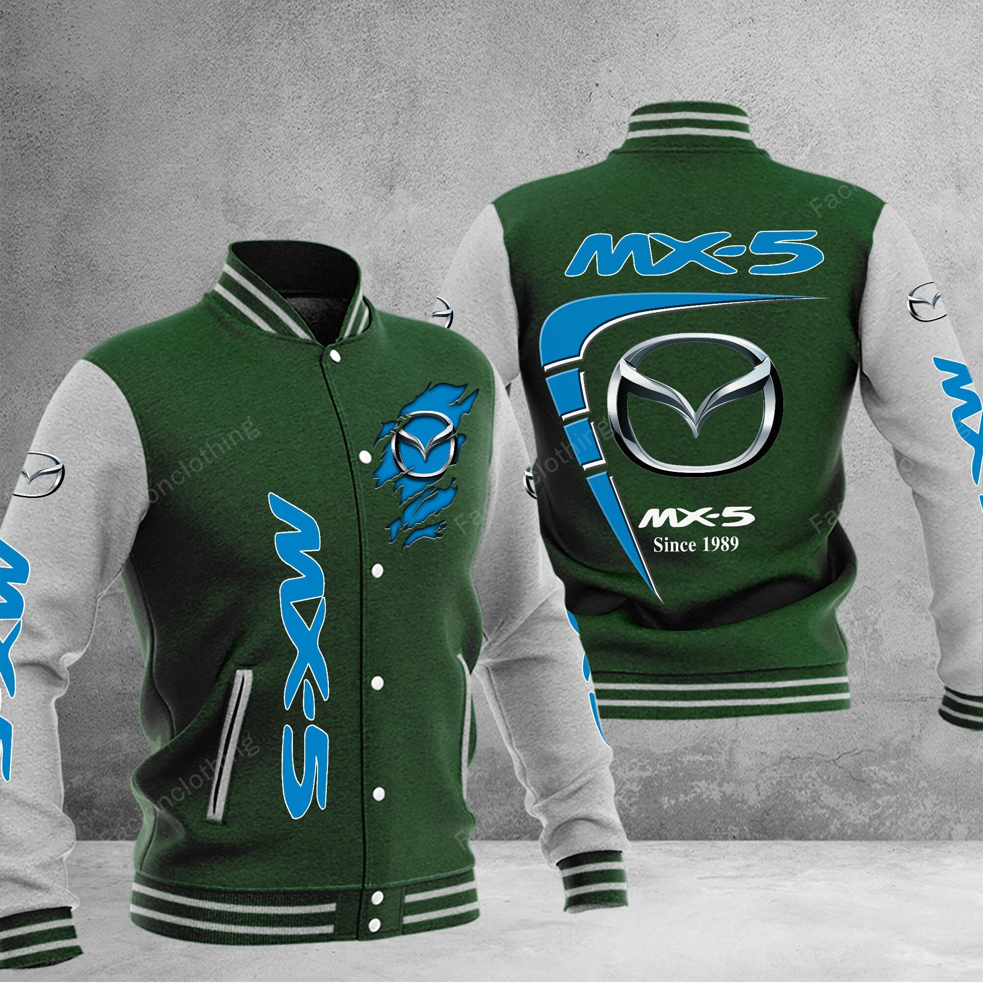 Sportswearmerch Mazda Car Mx5 Personalized Baseball Jacket For Fan