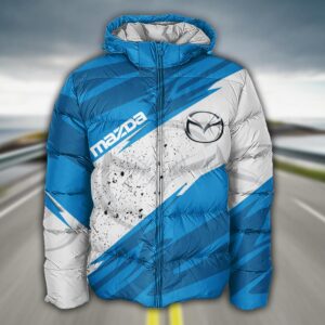 Sportswearmerch Mazda Car Puffer Jacket For Fan