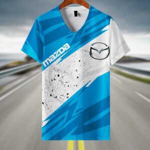 Sportswearmerch Mazda Car V-neck Women T-shirt For Fan