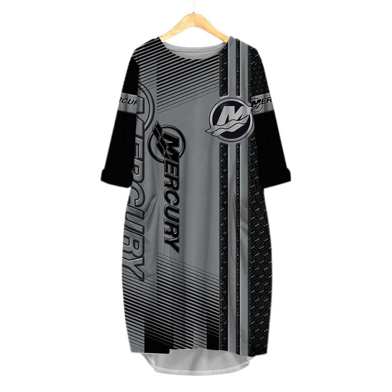 Sportswearmerch Mercury Car Marine Personalized Fashion Pocket Dress For Fan