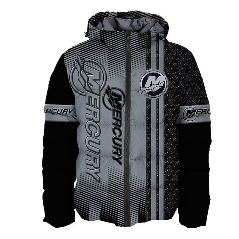 Sportswearmerch Mercury Car Marine Personalized Fashion Puffer Jacket For Fan