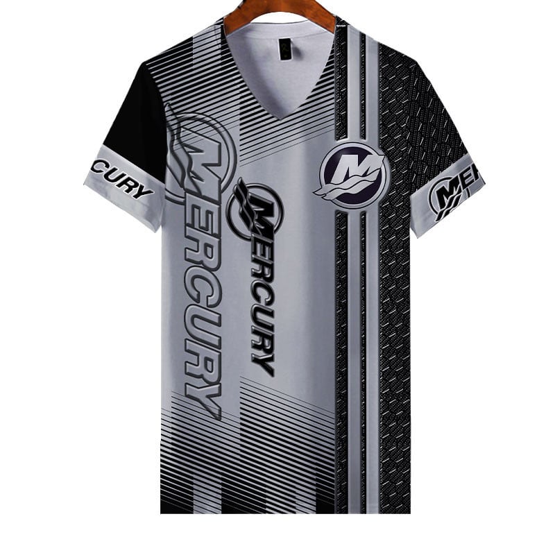 Sportswearmerch Mercury Car Marine Personalized Fashion V-neck Women T-shirt For Fan