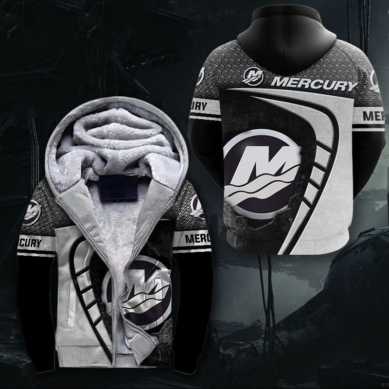 Sportswearmerch Mercury Car Personalized Fashion Fleece Zip Hoodie Jacket For Fan