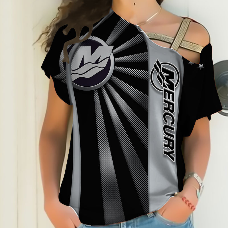 Sportswearmerch Mercury Car Personalized Fashion Strapless Short Sleeve For Fan