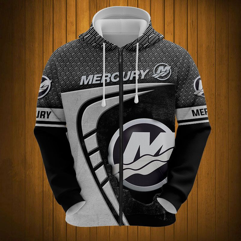 Sportswearmerch Mercury Car Personalized Fashion Zip Hoodie For Fan