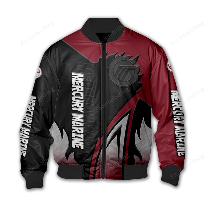 Sportswearmerch Mercury Marine Personalized Bomber Jacket For Fan