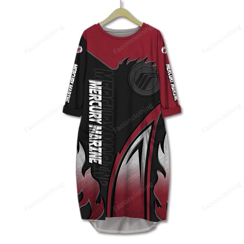 Sportswearmerch Mercury Marine Personalized Pocket Dress For Fan