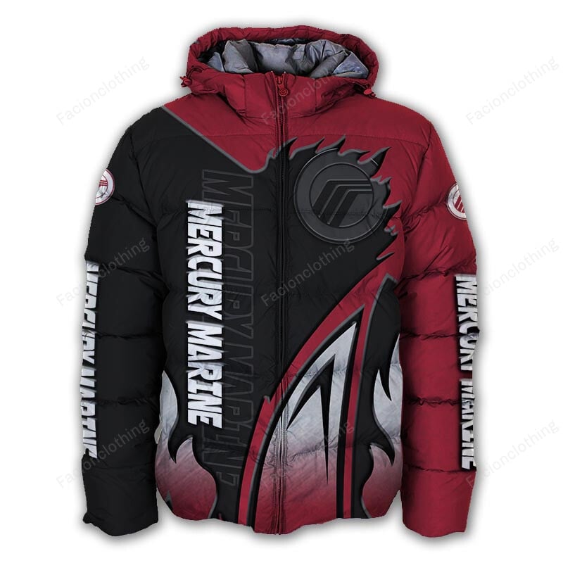 Sportswearmerch Mercury Marine Personalized Puffer Jacket For Fan