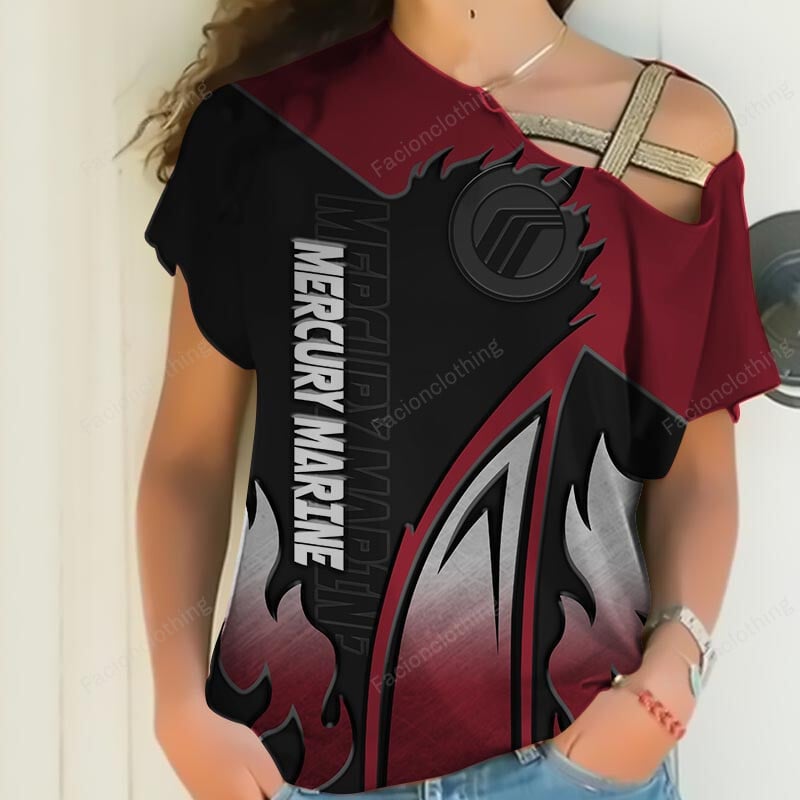 Sportswearmerch Mercury Marine Personalized Women Shirt For Fan