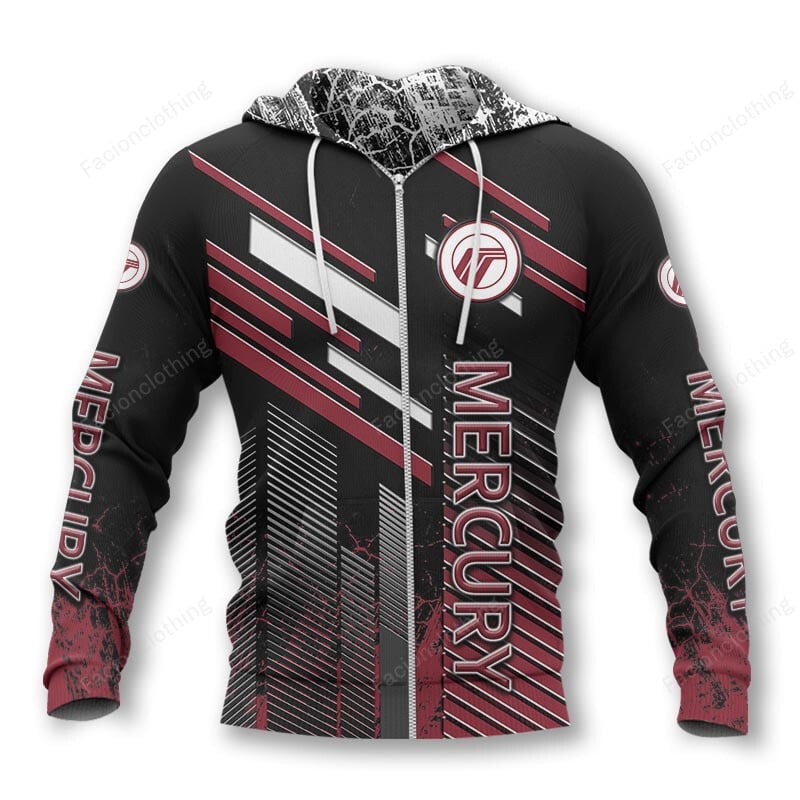 Sportswearmerch Mercury Marine Personalized Zip Hoodie For Fan