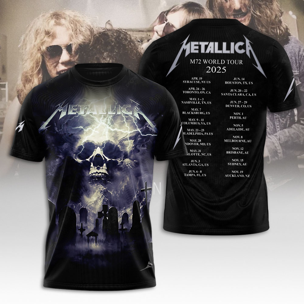 Sportswearmerch Metallica Music Personalized T-shirt For Fan