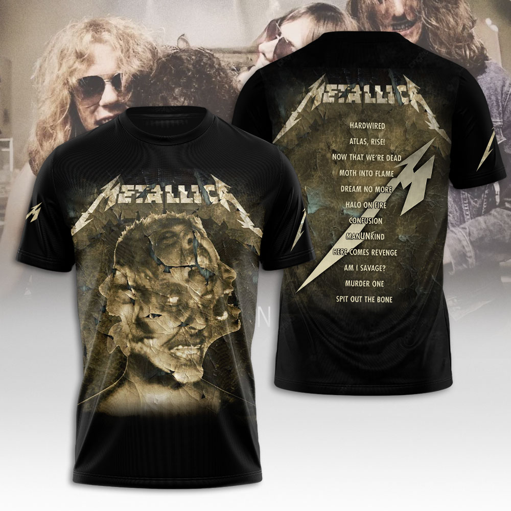 Sportswearmerch Metallica Music Personalized T-shirt For Fan