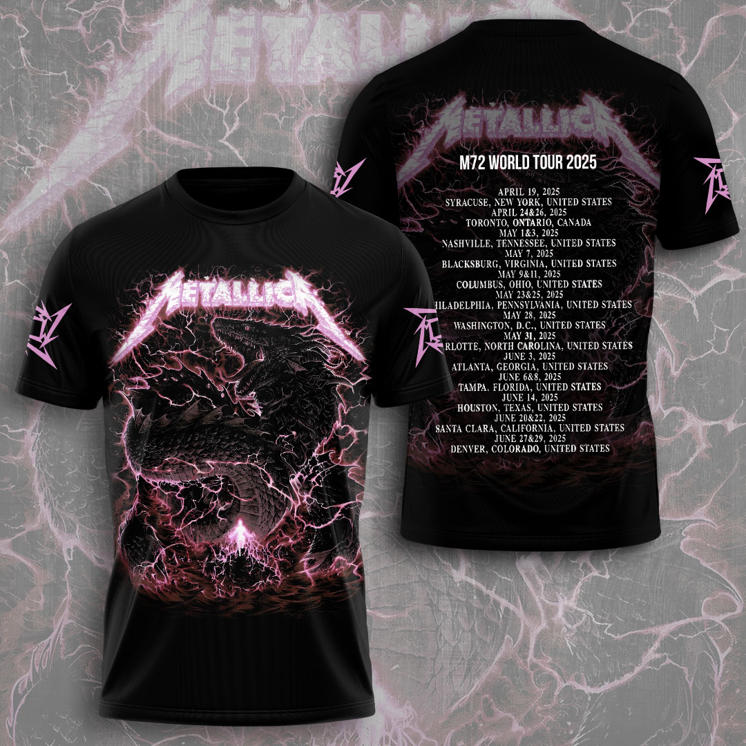Sportswearmerch Metallica Music Personalized T-shirt For Fan