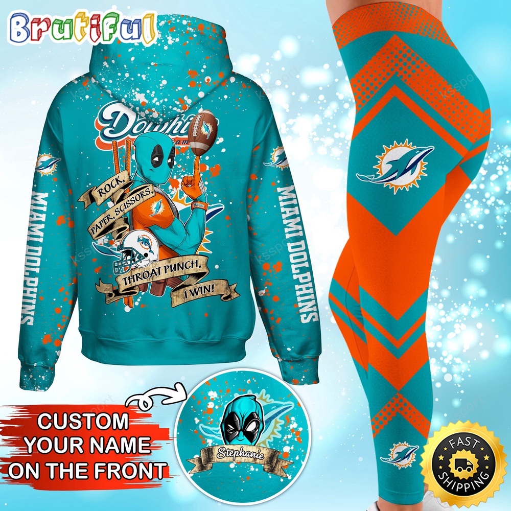 Sportswearmerch Miami Dolphins MLB Hoodie Leggings For Fan