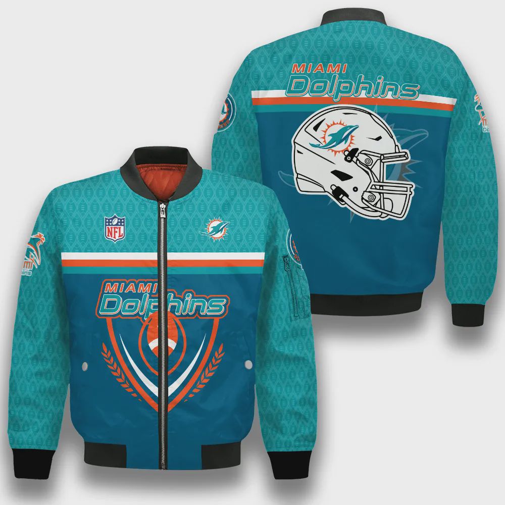Sportswearmerch Miami Dolphins NFL Bomber Jacket For Fan