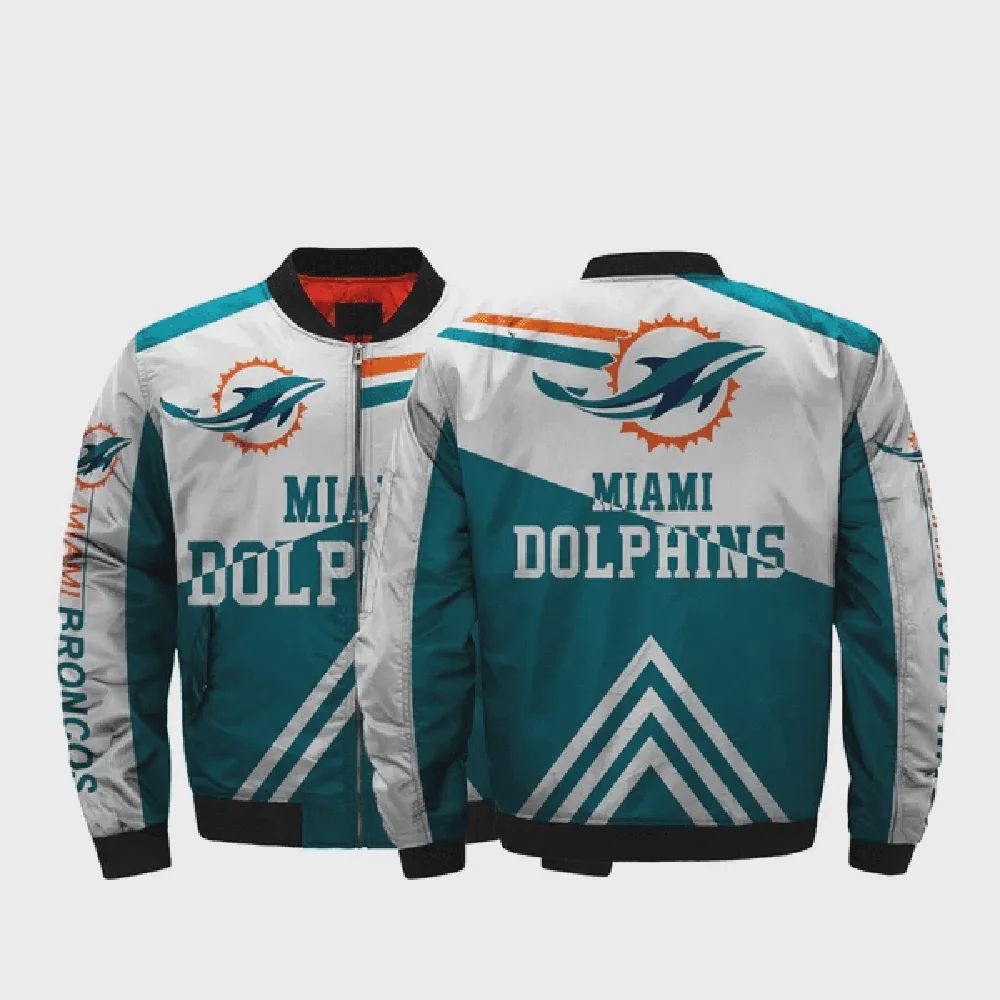 Sportswearmerch Miami Dolphins NFL Bomber Jacket For Fan
