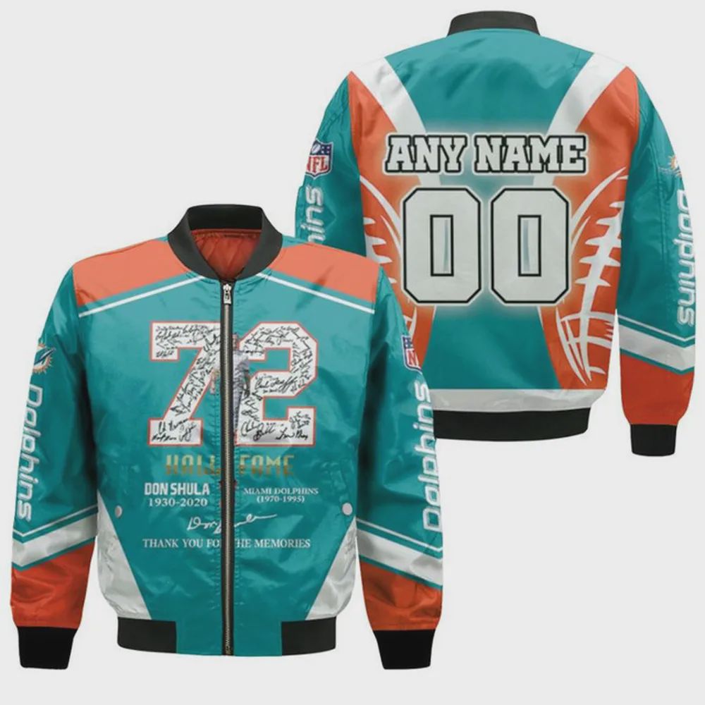 Sportswearmerch Miami Dolphins NFL Bomber Jacket For Fan