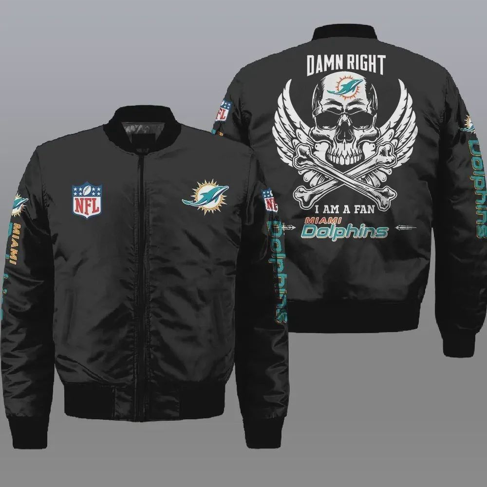 Sportswearmerch Miami Dolphins NFL Bomber Jacket For Fan