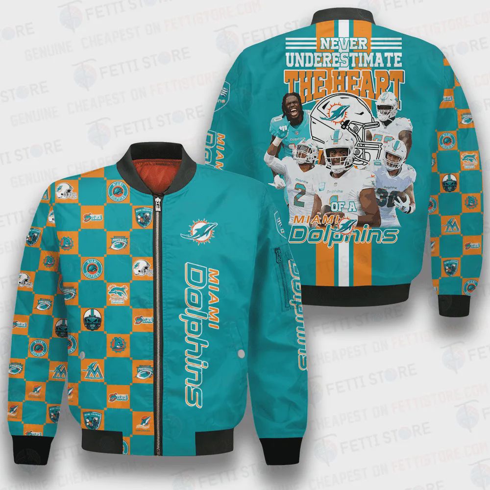 Sportswearmerch Miami Dolphins NFL Bomber Jacket For Fan