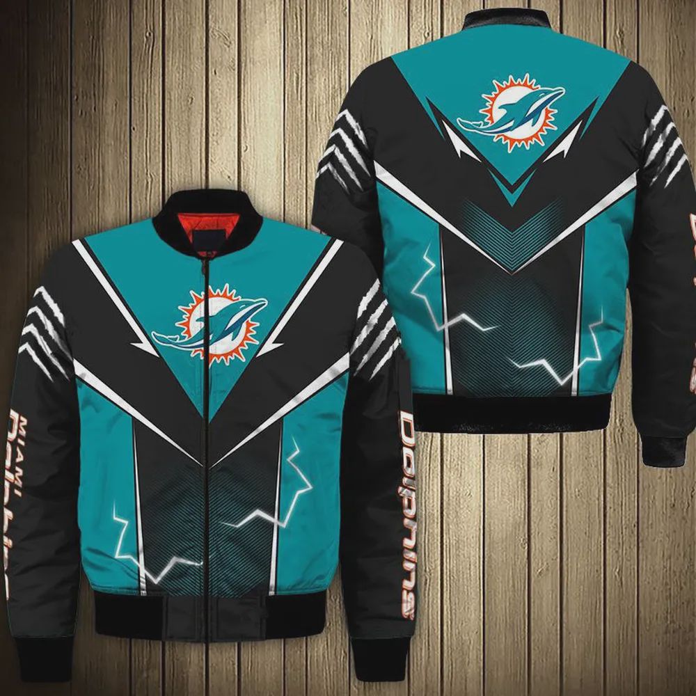 Sportswearmerch Miami Dolphins NFL Bomber Jacket For Fan