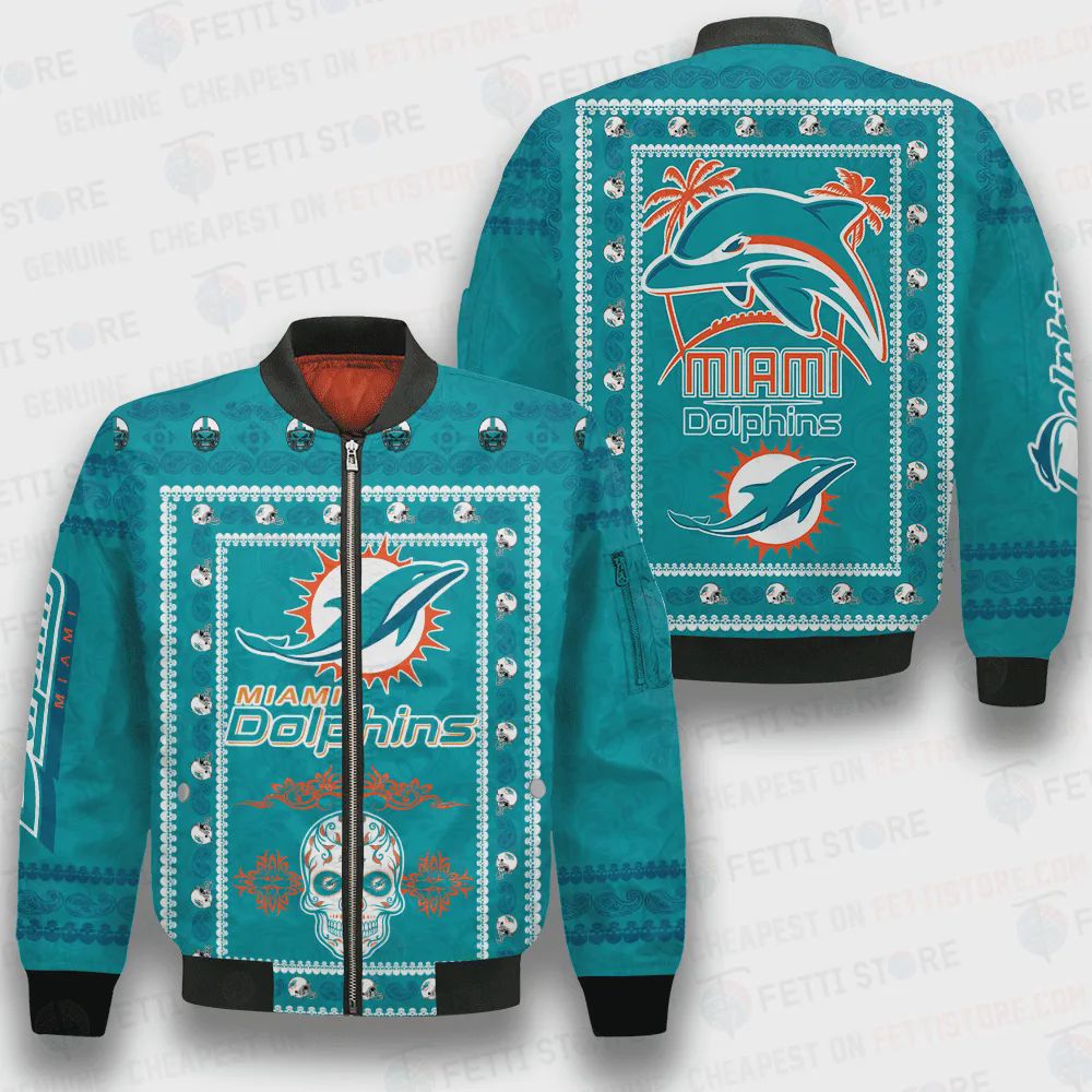 Sportswearmerch Miami Dolphins NFL Bomber Jacket For Fan