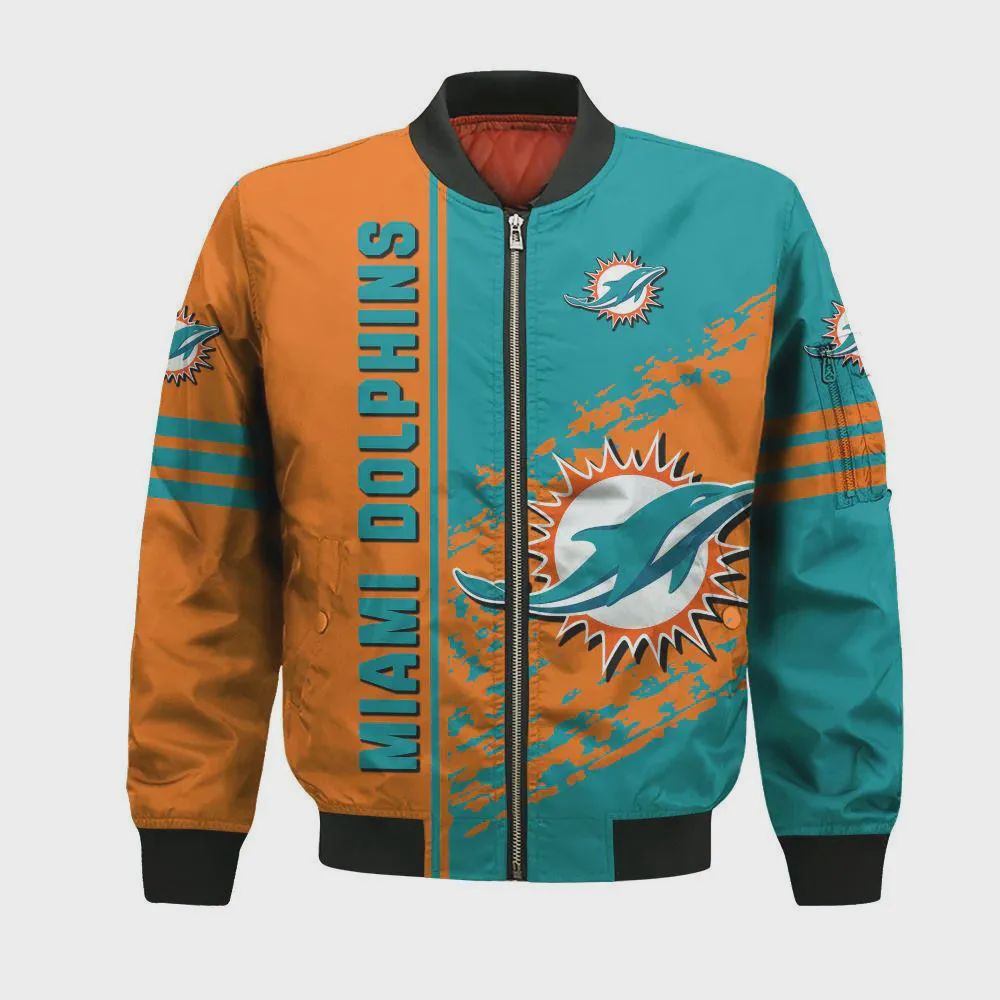 Sportswearmerch Miami Dolphins NFL Bomber Jacket For Fan