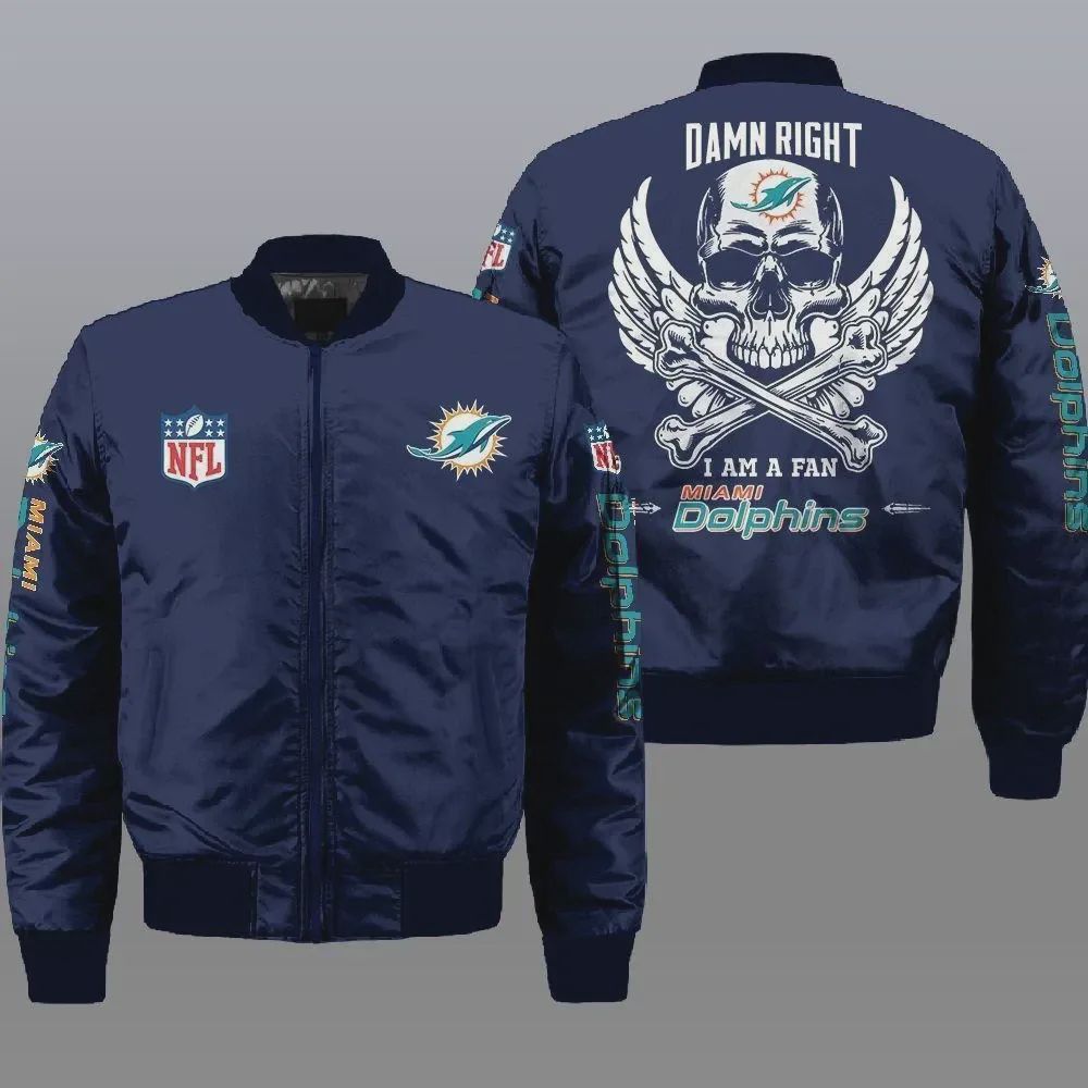 Sportswearmerch Miami Dolphins NFL Bomber Jacket For Fan