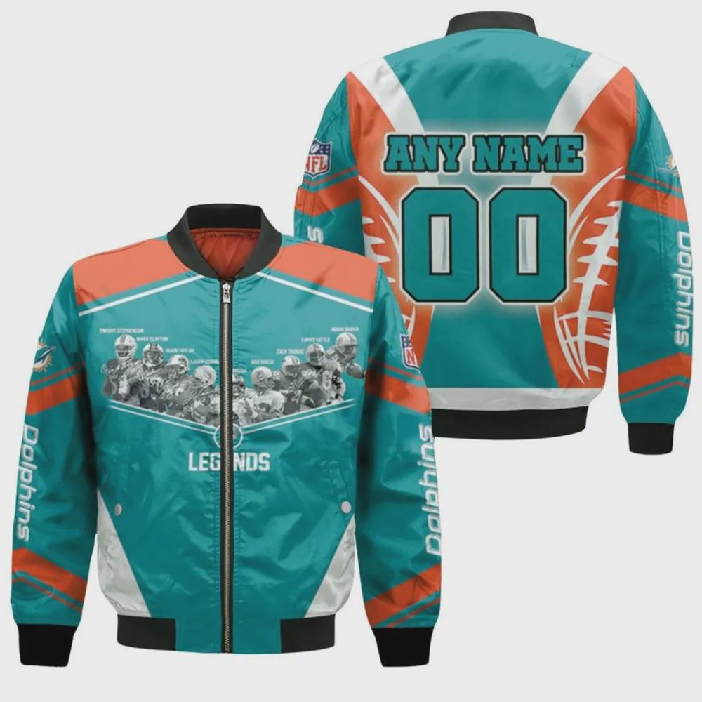 Sportswearmerch Miami Dolphins NFL Bomber Jacket For Fan