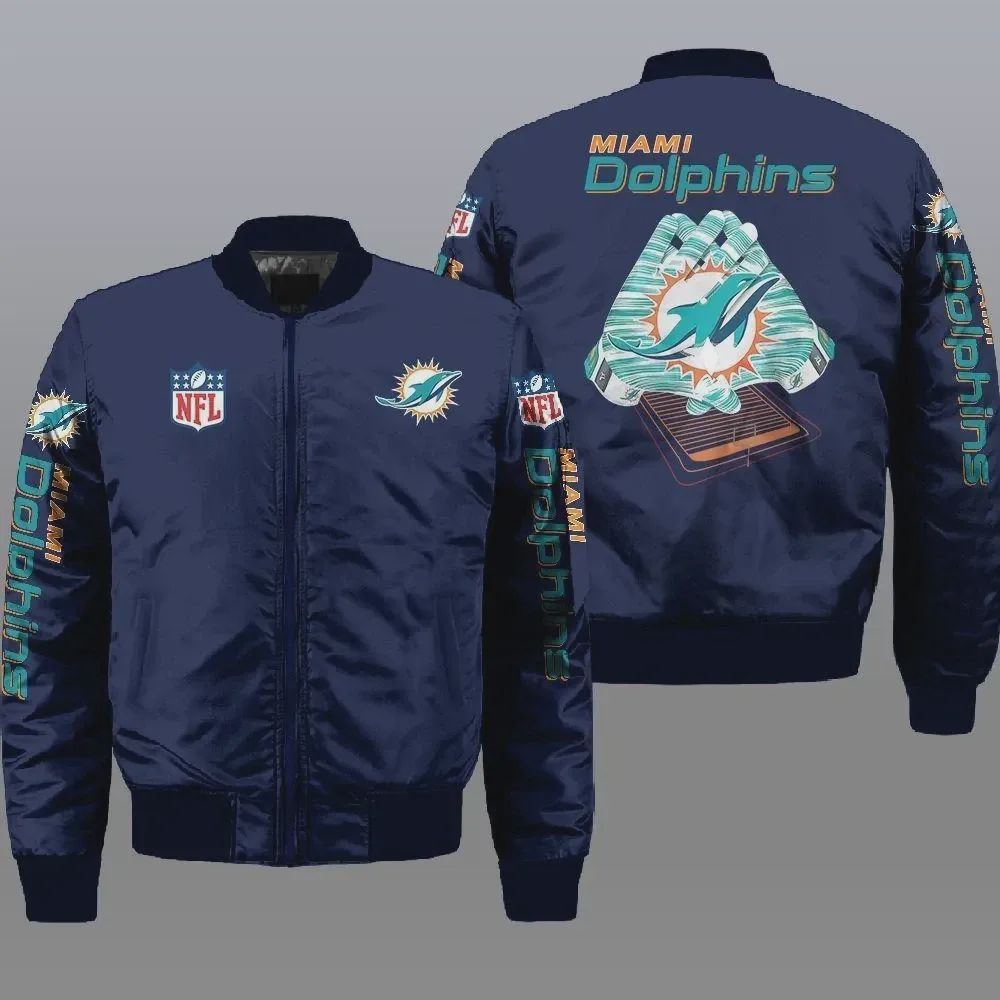 Sportswearmerch Miami Dolphins NFL Bomber Jacket For Fan