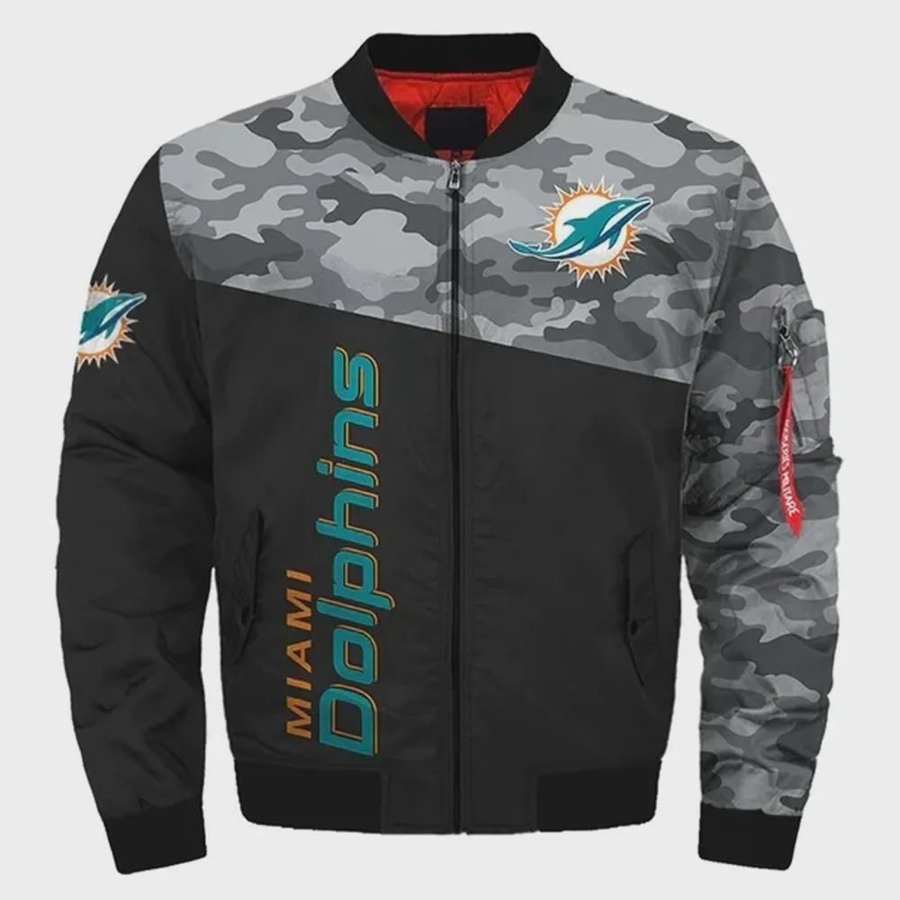 Sportswearmerch Miami Dolphins NFL Bomber Jacket For Fan