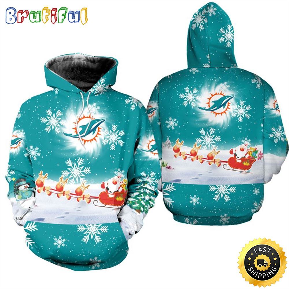 Sportswearmerch Miami Dolphins NFL Christmas Hoodie For Fan