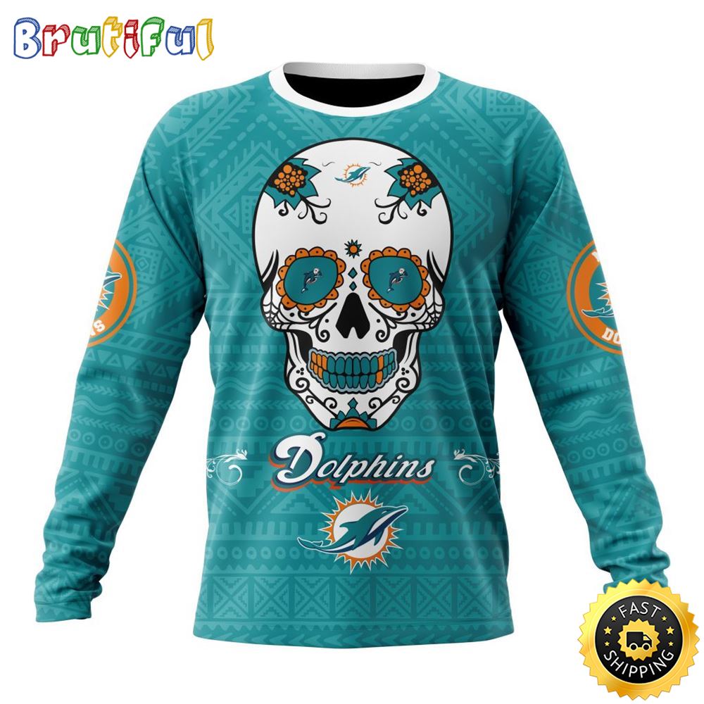 Sportswearmerch Miami Dolphins NFL Crewneck Personalized Sweater For Fan