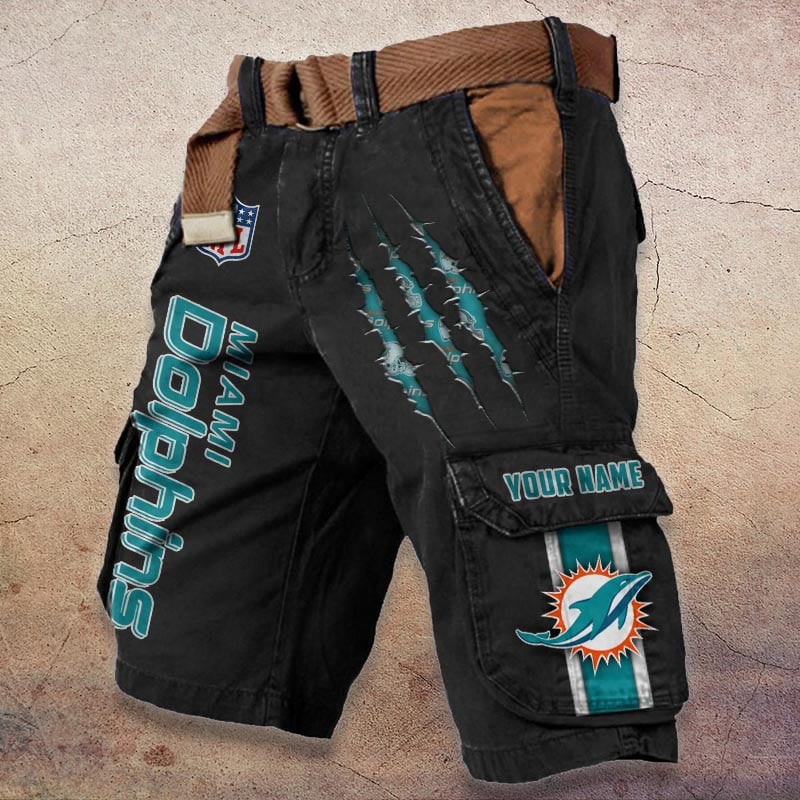 Sportswearmerch Miami Dolphins NFL Denim Short For Fan
