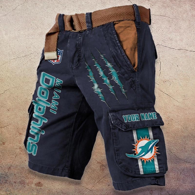 Sportswearmerch Miami Dolphins NFL Denim Short For Fan