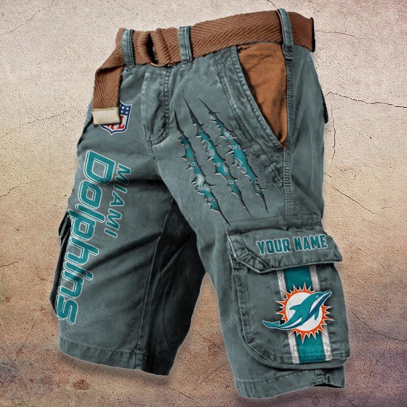 Sportswearmerch Miami Dolphins NFL Denim Short For Fan
