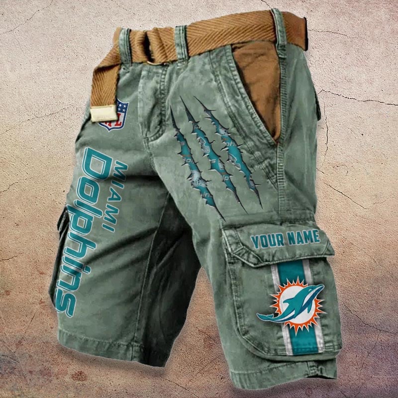 Sportswearmerch Miami Dolphins NFL Denim Short For Fan
