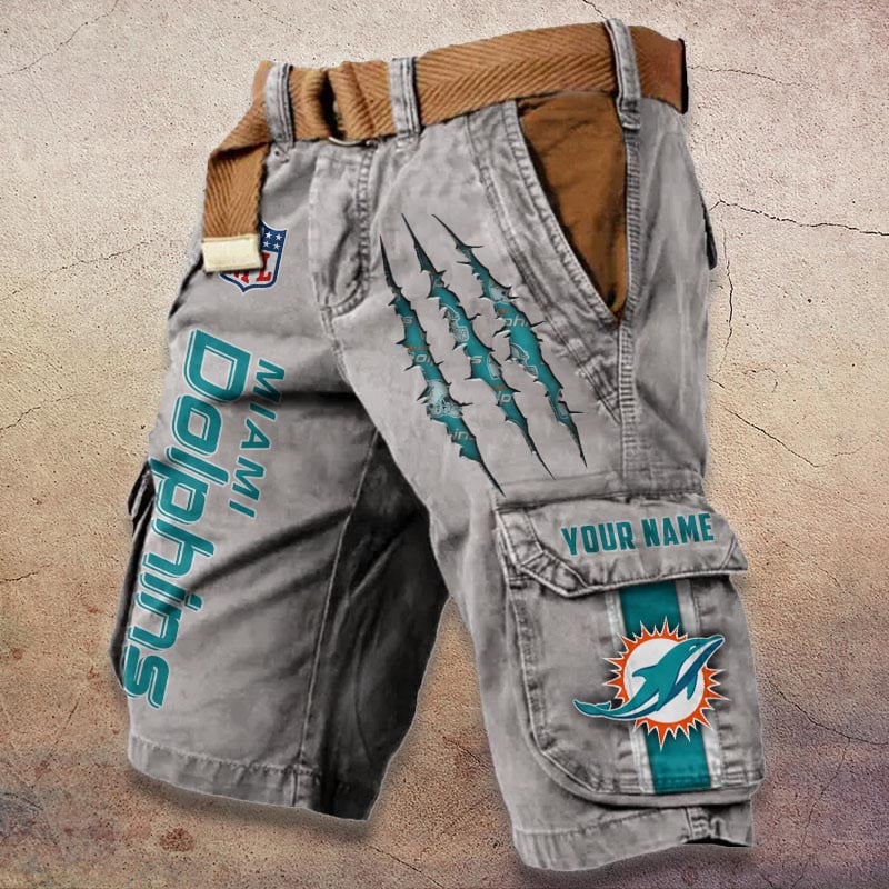 Sportswearmerch Miami Dolphins NFL Denim Short For Fan