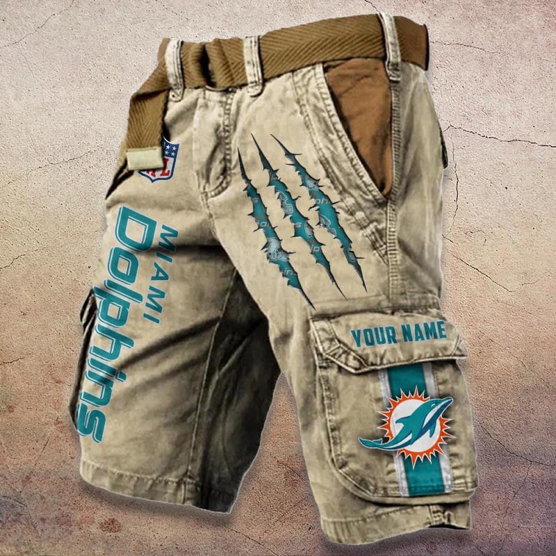 Sportswearmerch Miami Dolphins NFL Denim Short For Fan