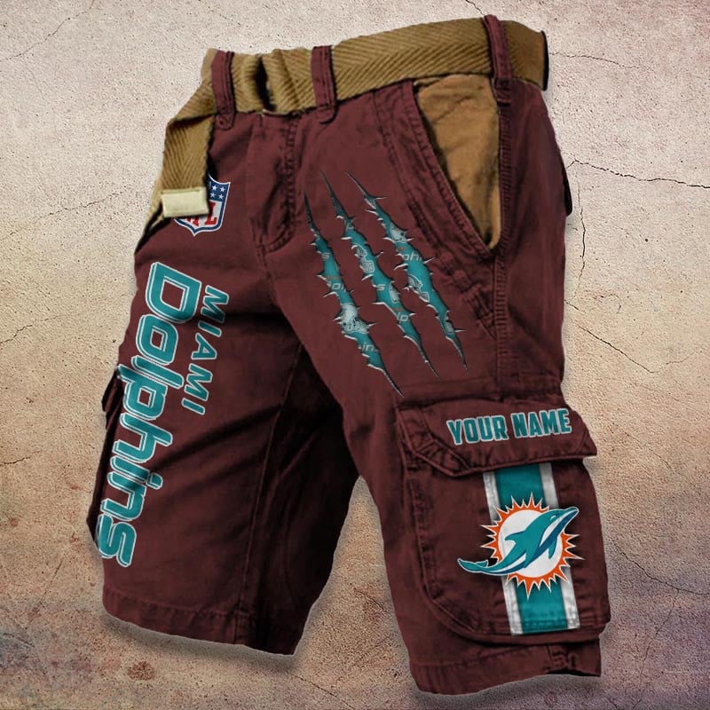Sportswearmerch Miami Dolphins NFL Denim Short For Fan