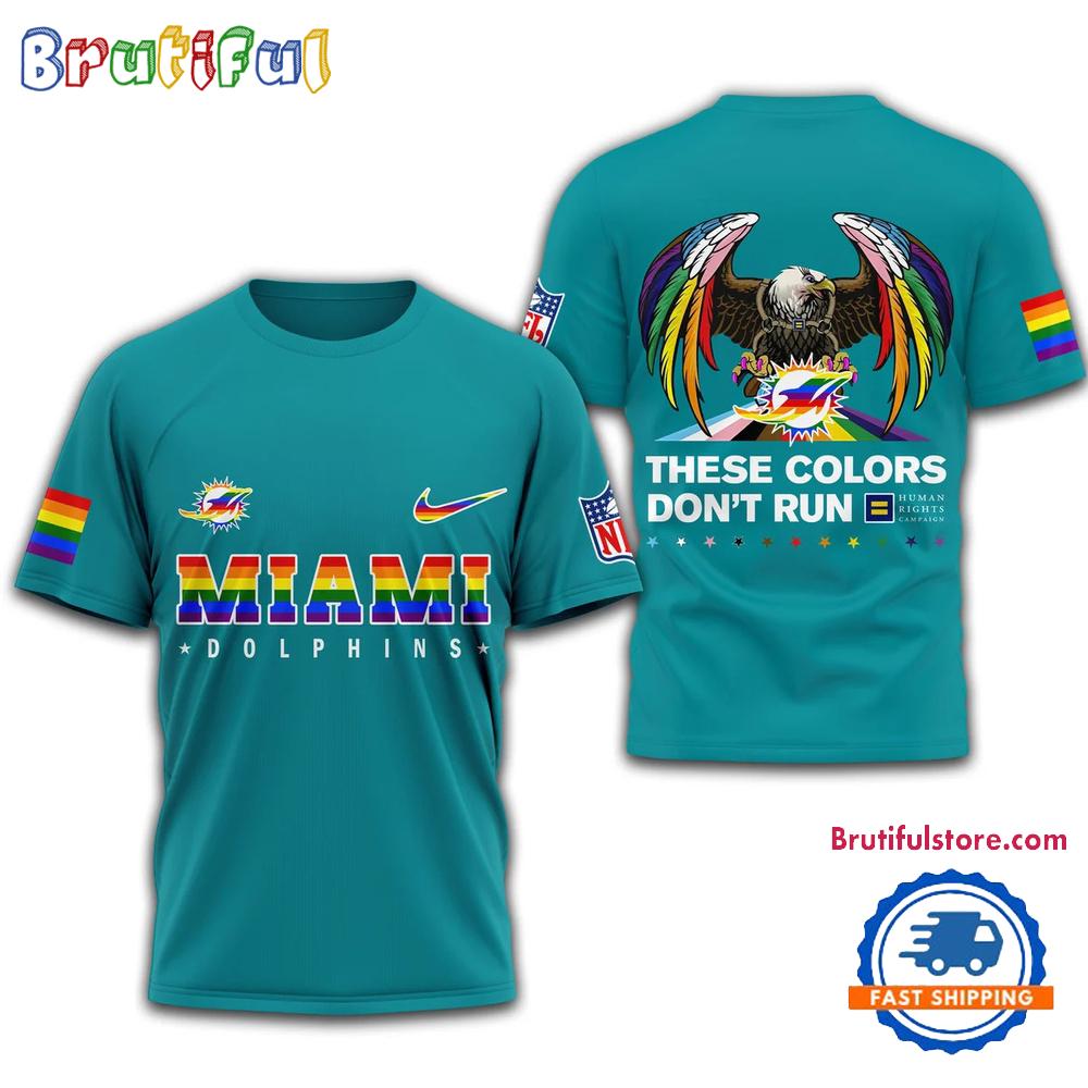 Sportswearmerch Miami Dolphins NFL Football Campaign LGBT T-Shirt For Fan