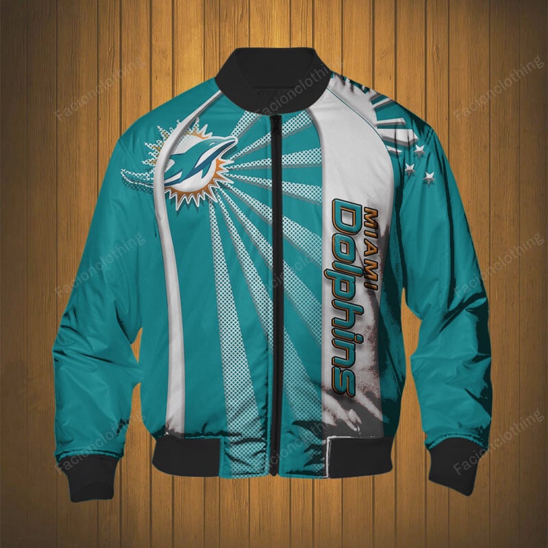 Sportswearmerch Miami Dolphins NFL NFL,Bomber Jacket Personalized For Fan