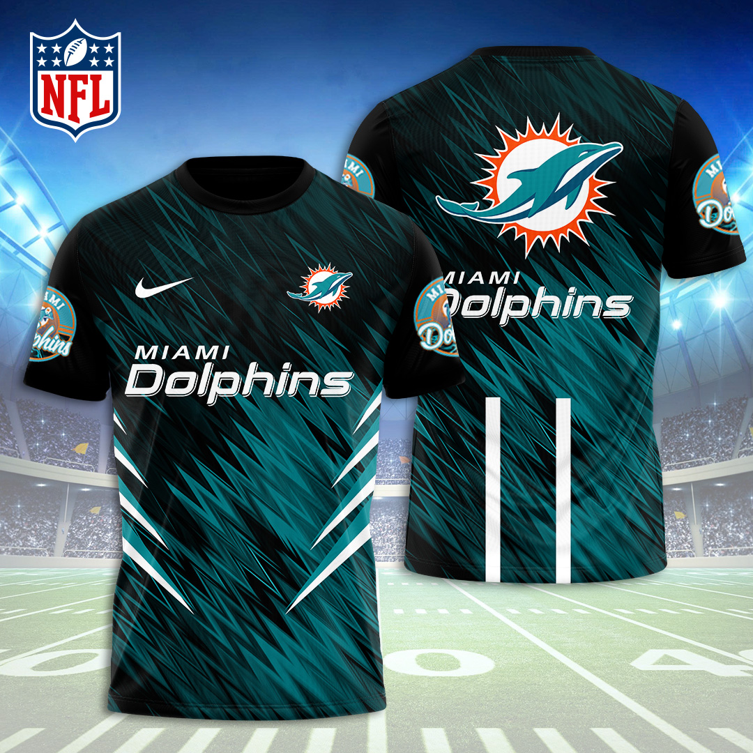 Sportswearmerch Miami Dolphins NFL Personalized T-shirt For Fan