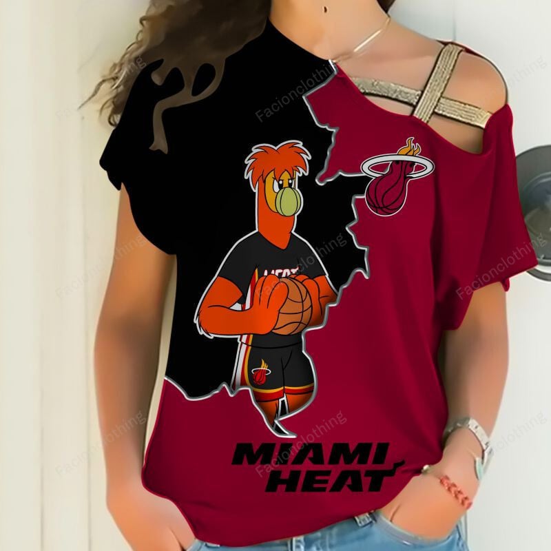 Sportswearmerch Miami Heat NBA Personalized Strapless Short Sleeve For Fan