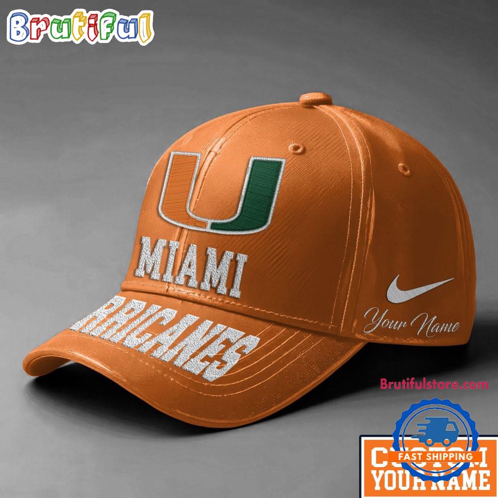 Sportswearmerch Miami Hurricanes NCAA Sport Team Personalized Classic Cap For Fan