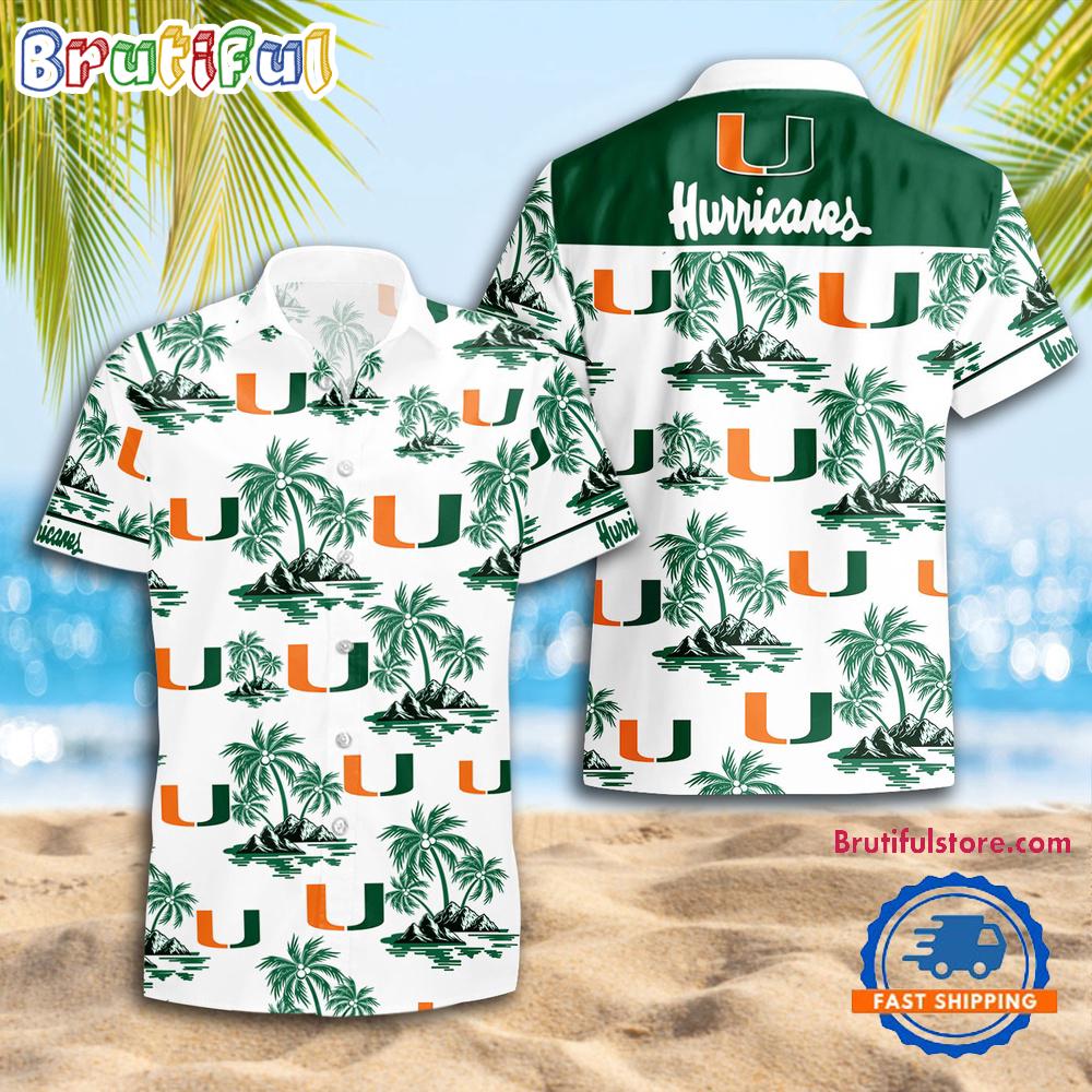 Sportswearmerch Miami Hurricanes NCAA Summer Personalized Hawaiian Shirt For Fan
