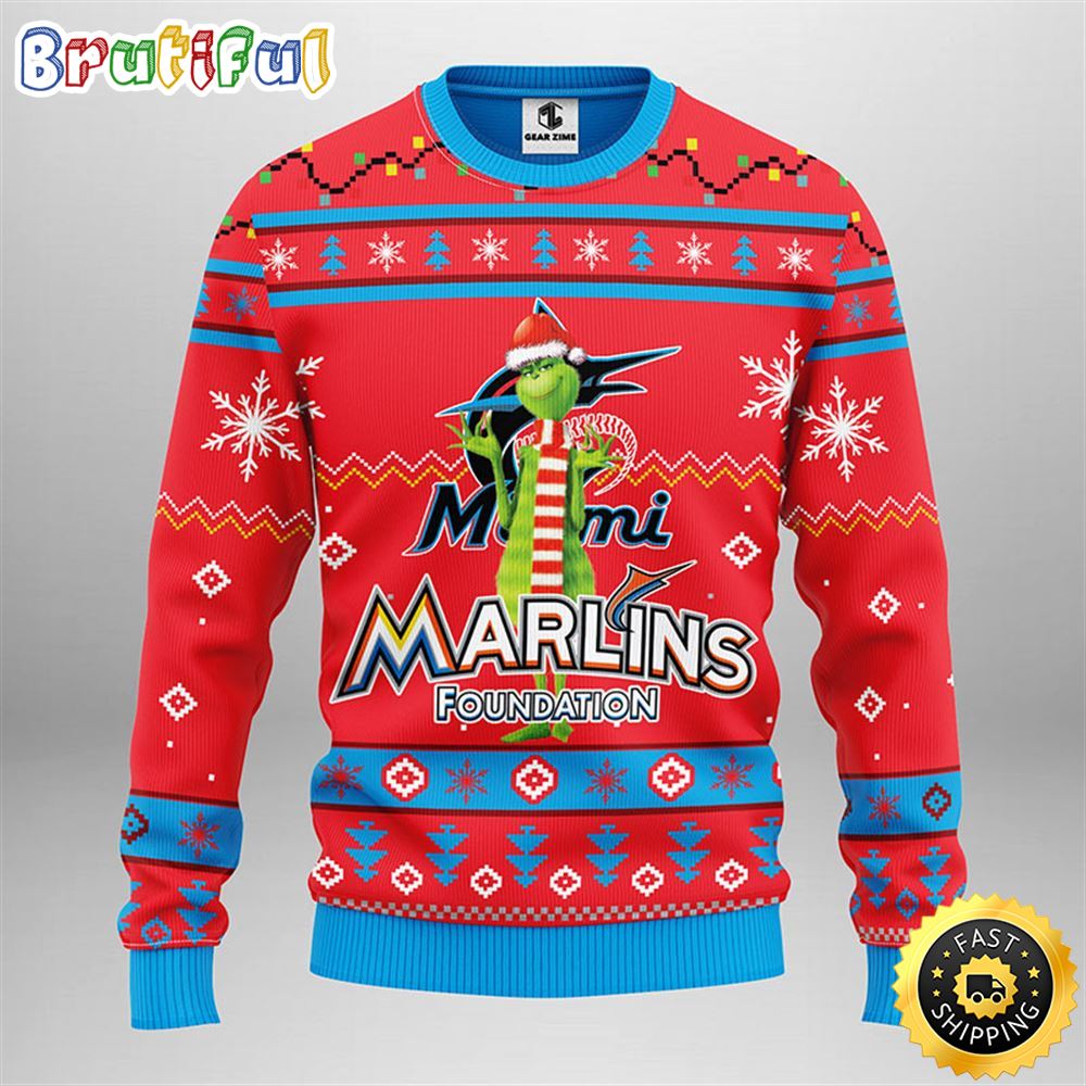Sportswearmerch Miami Marlins MLB Christmas Sweater For Fan