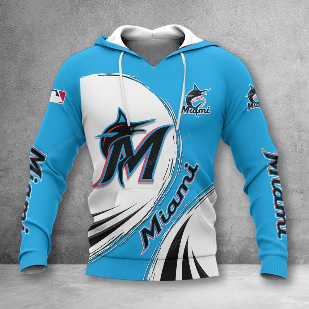 Sportswearmerch Miami Marlins MLB Personalized Hoodie For Fan