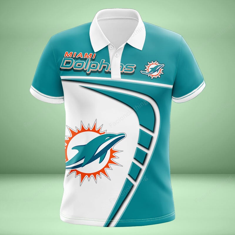 Sportswearmerch Miami Miami Dolphins NFL NFL Personalized Polo Shirt For Fan