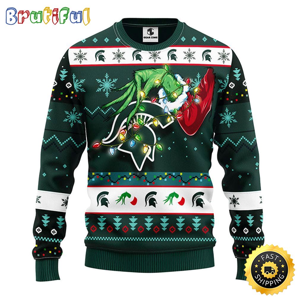Sportswearmerch Michigan State Spartans NCAA Christmas Sweater For Fan