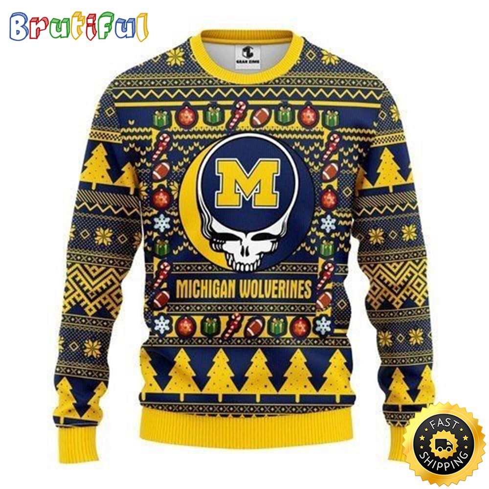 Sportswearmerch Michigan Wolverines NCAA Christmas Sweater For Fan